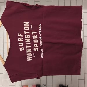 Cool cutoff sweat top for Surf Vibes